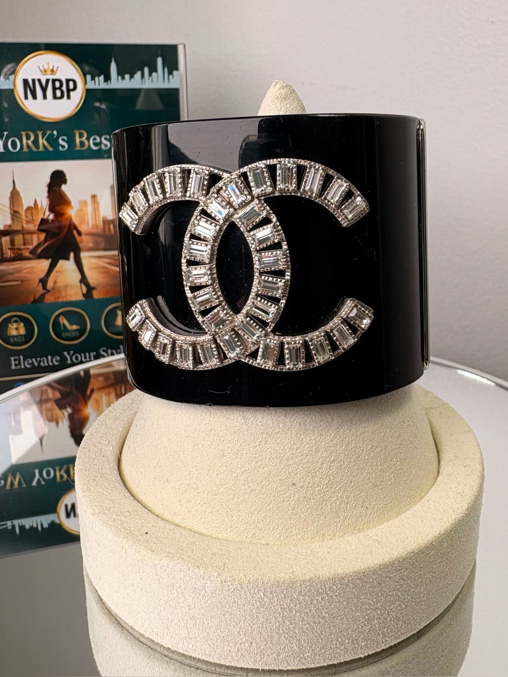 CHANEL CC Resin Bangle